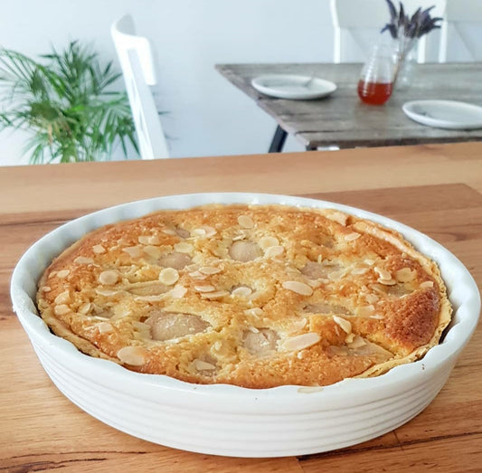 Honey Pear & Almond Tart