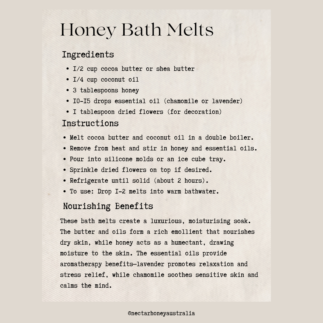 Recipe Cards - Mother's Day Pampering