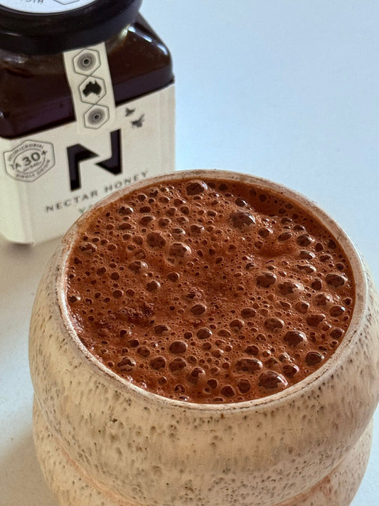 Warming Cacao with Tumeric, Chilli and Honey