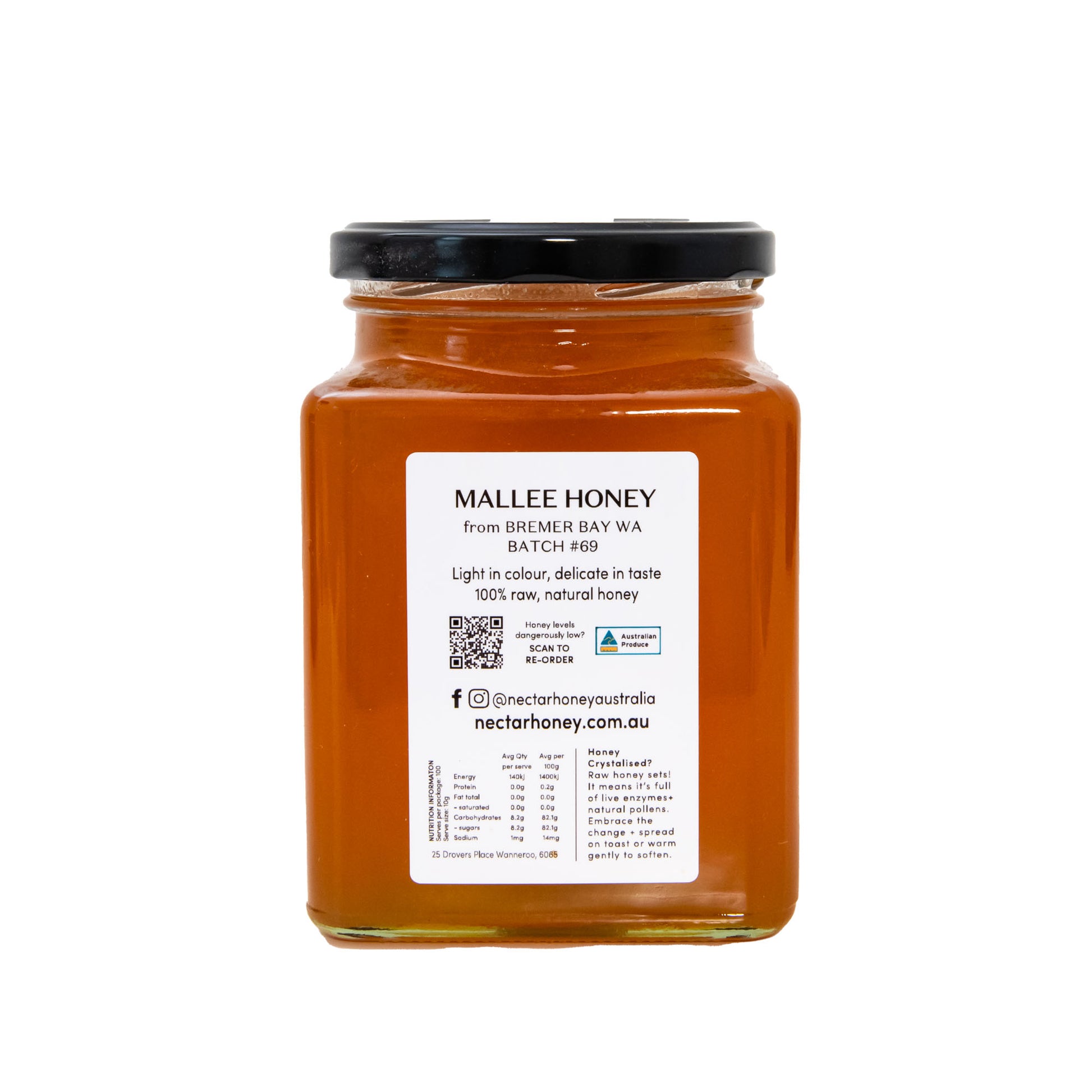 Light Native Bush Honey 1Kg
