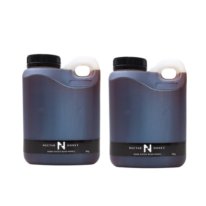 Two Jerry Cans of dark native bush honey